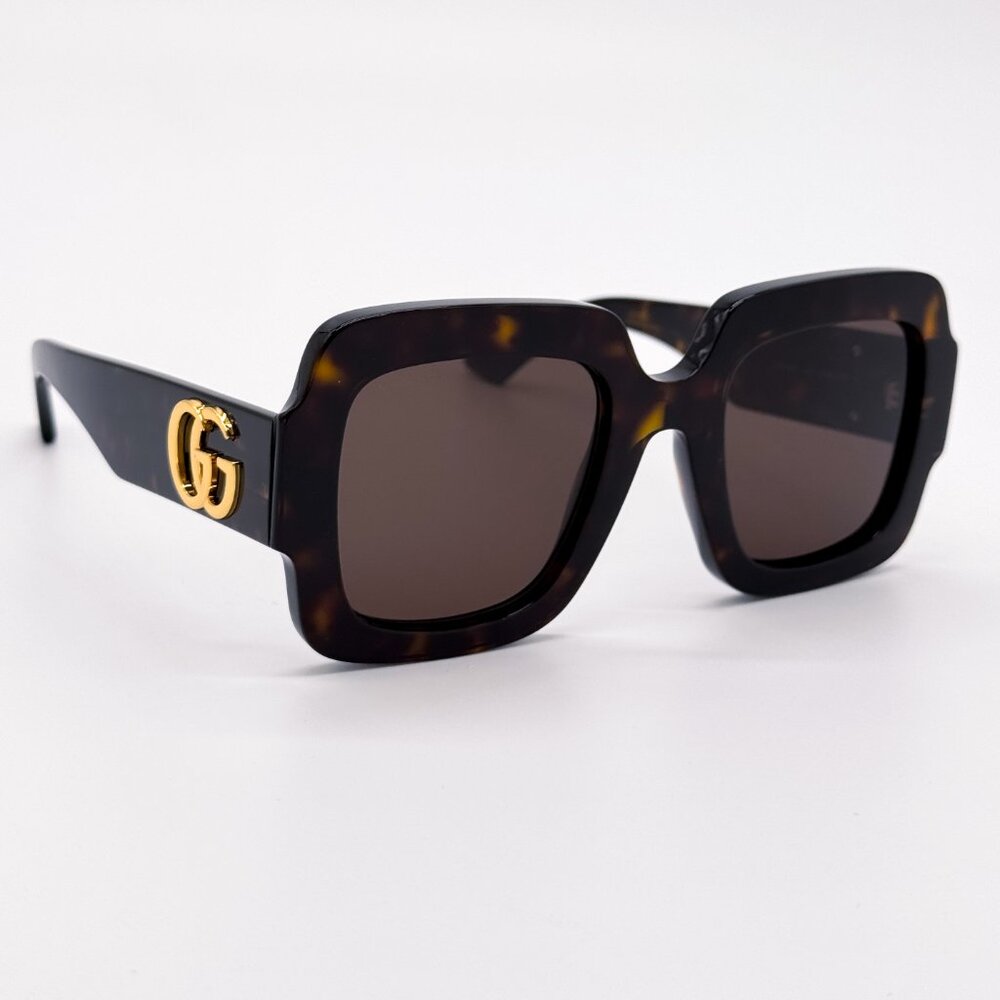 NEW GUCCI GG1547S 002 HAVANA WOMEN SUNGLASSES GUCCI - Picture 8 of 14